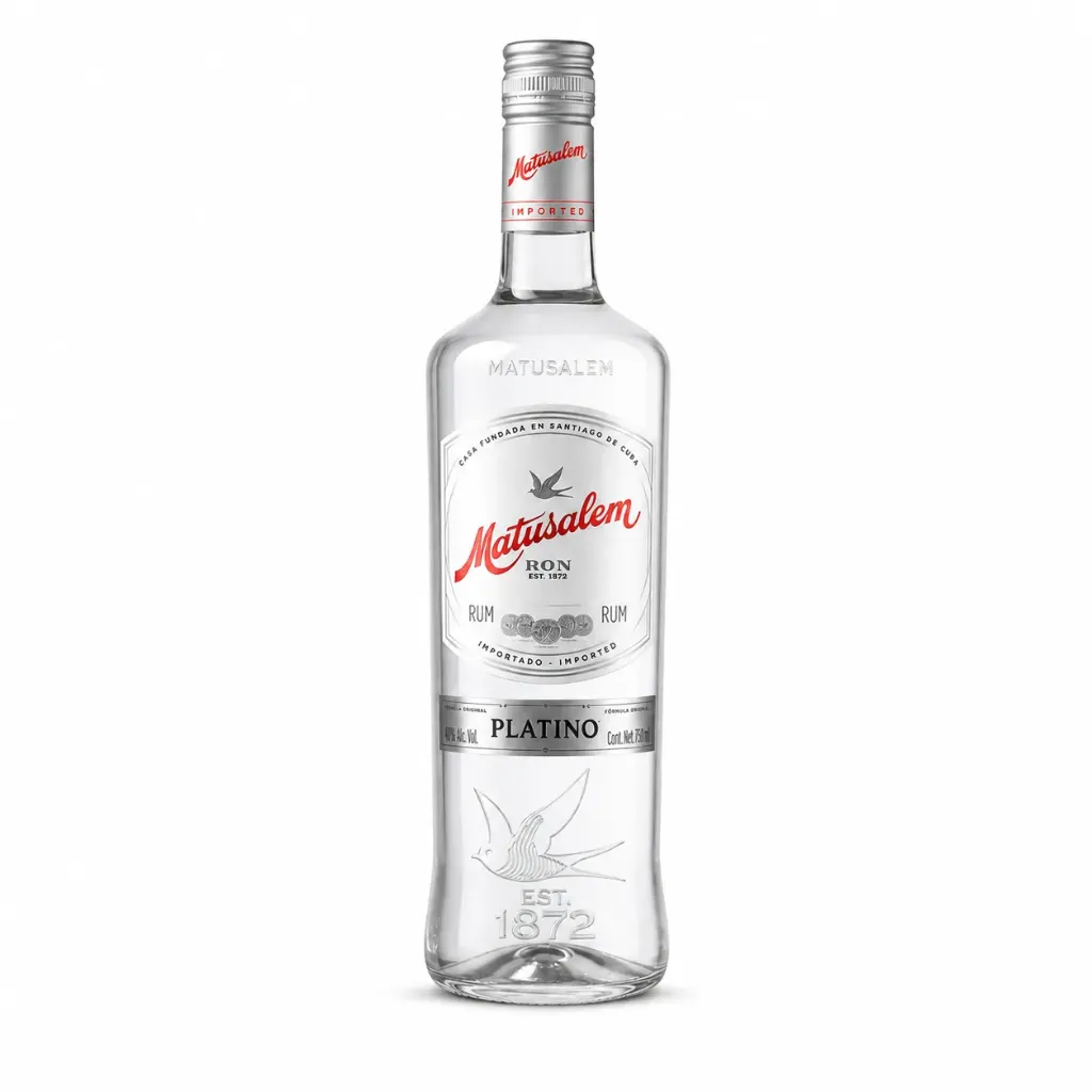 [PT02691] Matusalem Platino Rum Bottle 750 ml