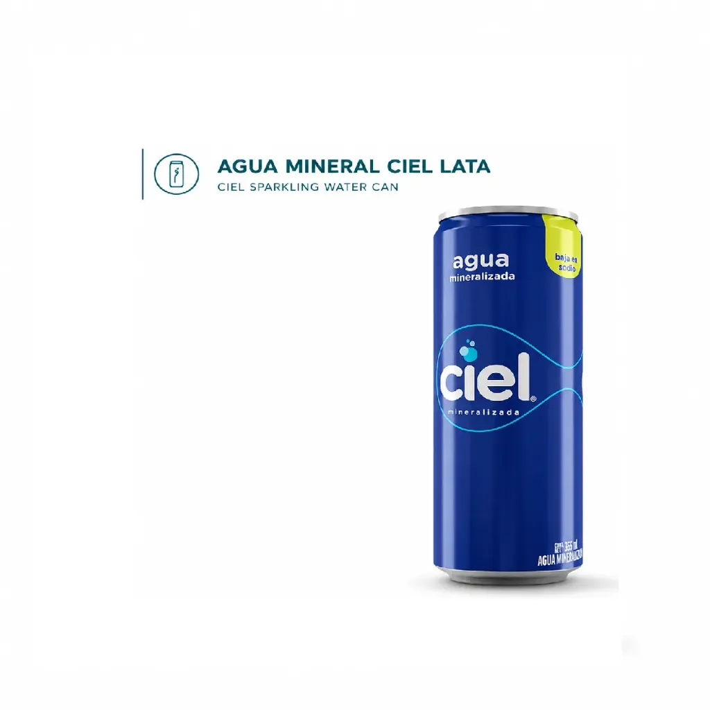 [BD00005] Agua mineral Ciel lata 355ml