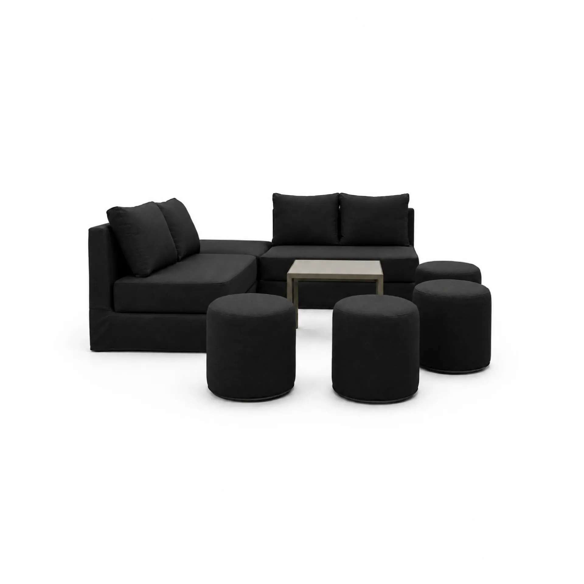 Conjunto de sala Cube esquinera  (Negro, 19 de Junio, 10:00 am - 12:00 pm)
